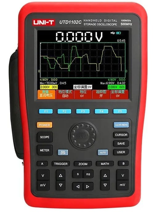 UNI-T UTD1102C Osciloscopio Portatil 100MHZ