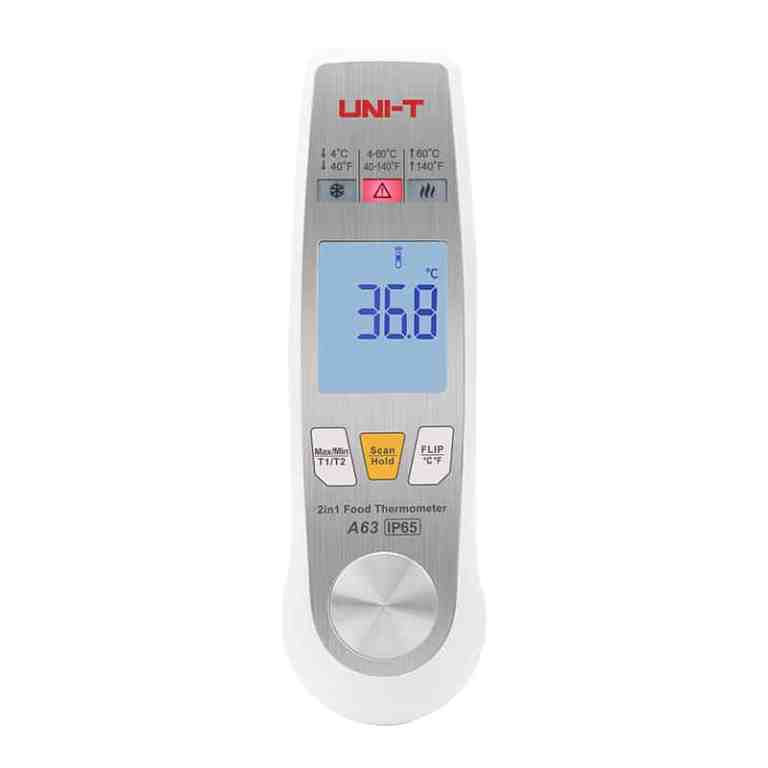 UNI-T A63 2 in 1 Food Thermometer – RV Technology