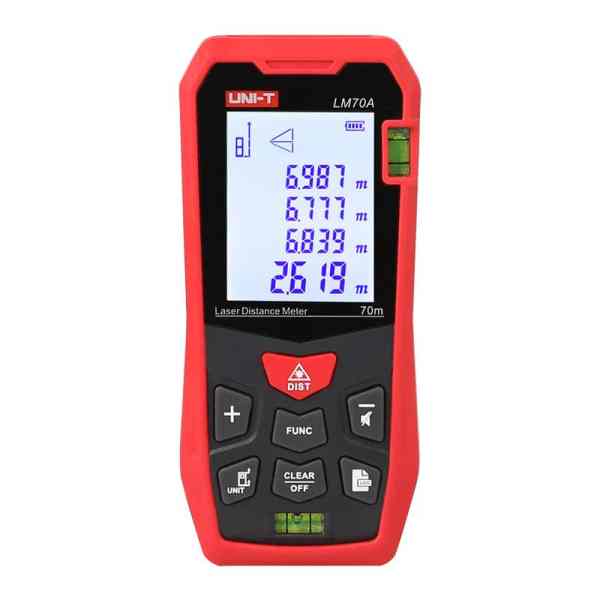 UNI-T LM70A Medidor de distancia láser de 70 metros