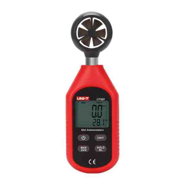 UNI-T UT363 Anemometro Medidor de viento y temperatura