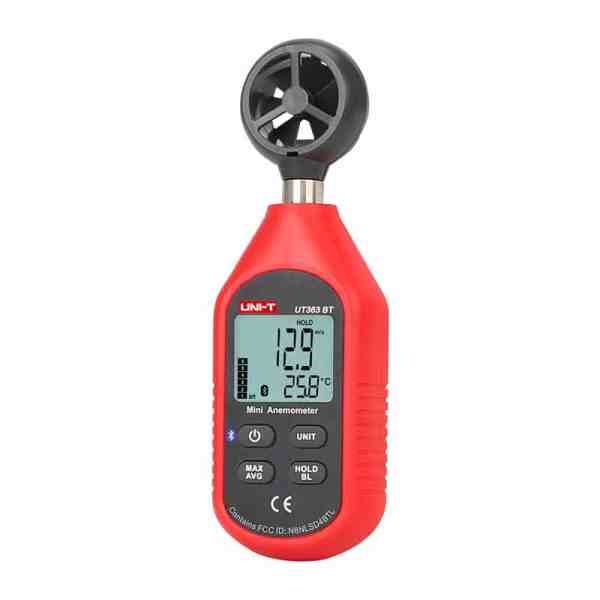 UNI-T UT363BT Anemometro Medidor de viento y temperatura Bluetooth