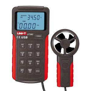 UNI-T UT362 Anemómetro Digital (Velocidad y Volumen) Con USB