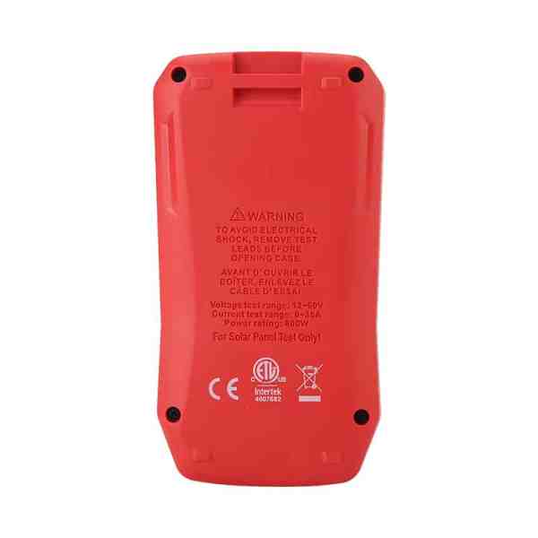 UNI-T UT673PV MPPT MEDIDOR DE POTENCIA SOLAR 800W